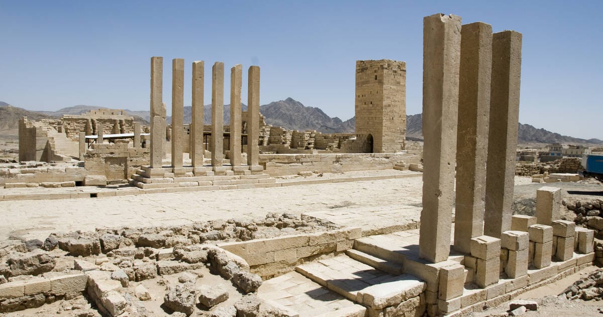 آثار مملكة سبأ القديمة في مأرب